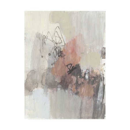 Jennifer Goldberger 'Neutral Pink Ii' Canvas Art,18x24